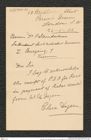 Nachlass Franz Steindachner, Brief von Clara Degen an Franz Steindachner (24.05.1906), Inv.Nr. 101.02, Seite 1